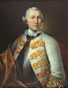 Conrad Witz Portrait of count Karl von Sivers oil